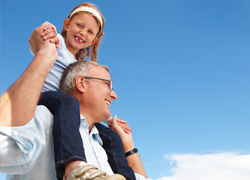 Today, grandparents remain active longer, making them more comfortable traveling with kids. // © 2011 Yuri Arcurs Today, grandparents remain active longer, making them more comfortable traveling with kids. // © 2011 Yuri Arcurs